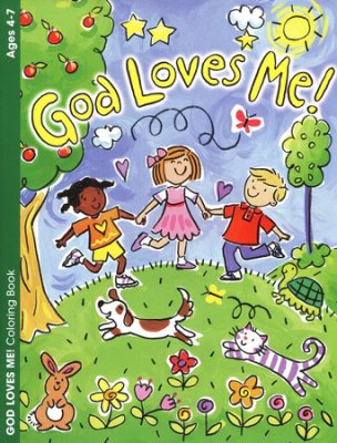God Loves Me Colouring Book - Re-vived