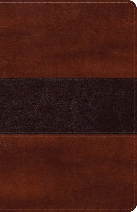 Biblia Peshitta, caoba duotono símil piel - Re-vived
