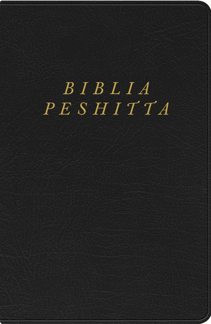 Biblia Peshitta, negro imitación piel - Re-vived
