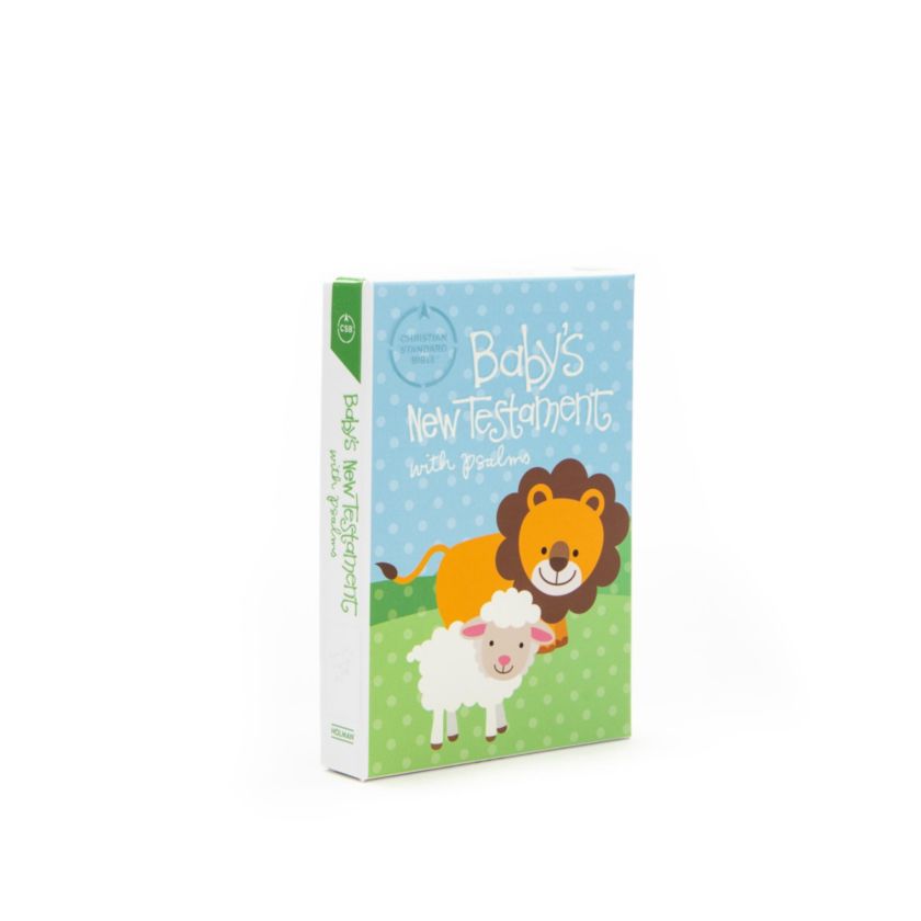 CSB Baby's New Testament with Psalms, White LeatherTouch - Re-vived