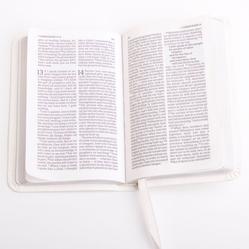CSB Baby's New Testament with Psalms, White LeatherTouch - Re-vived