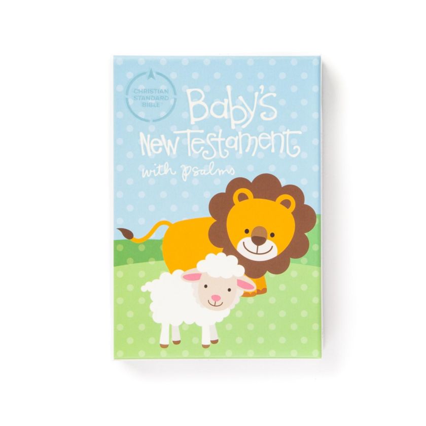 CSB Baby's New Testament with Psalms, White LeatherTouch - Re-vived