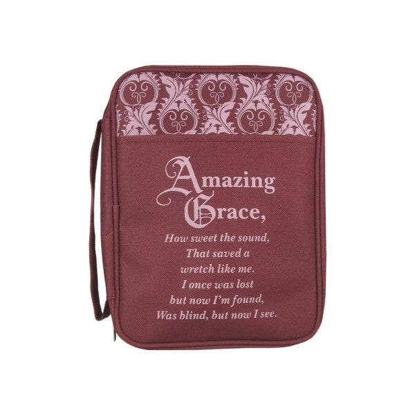 Bible Cover Amazing Grace Canvas Large - Re-vived