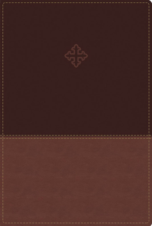 Amplified Study Bible, Imitation Leather, Brown, Indexed - Re-vived