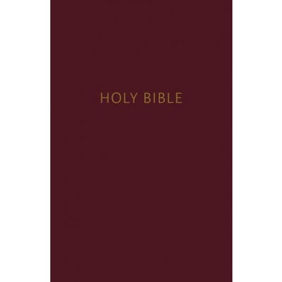 NKJV: Pew Bible, Large Print, HB, Burgundy, Red Letter Ed. - Re-vived