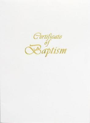 Contemporary Steel-Engraved Adult/Youth Baptism Certificate - Re-vived