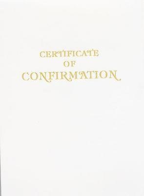 Contemporary Steel-Engraved Confirmation Certificate (Pkg of - Re-vived
