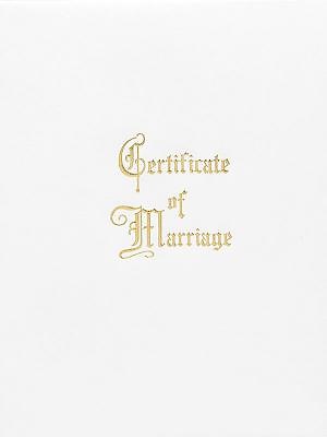 Traditional Steel-Engraved Marriage Certificate (Pkg of 3) - Re-vived