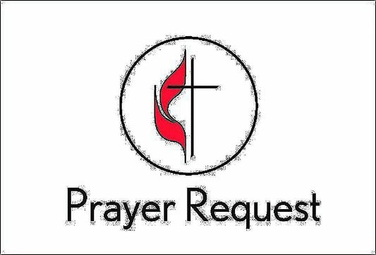 United Methodist Prayer Request Card (Pkg of 25) - Re-vived