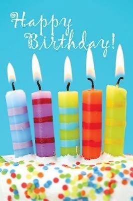 Birthday Candles & Cake Postcard (Pkg of 25) - Re-vived