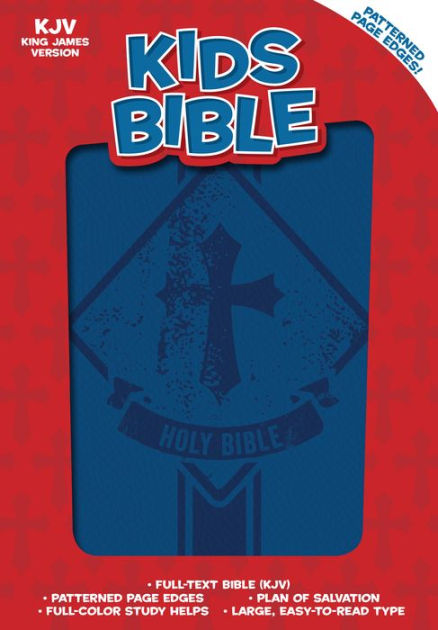 KJV Kids Bible, Royal Blue LeatherTouch - Re-vived