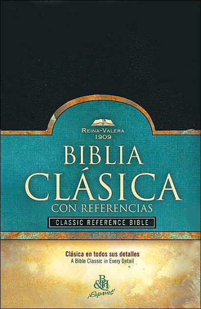 RV 1909 Biblia Clásica con Referencia, negro imitación piel - Re-vived