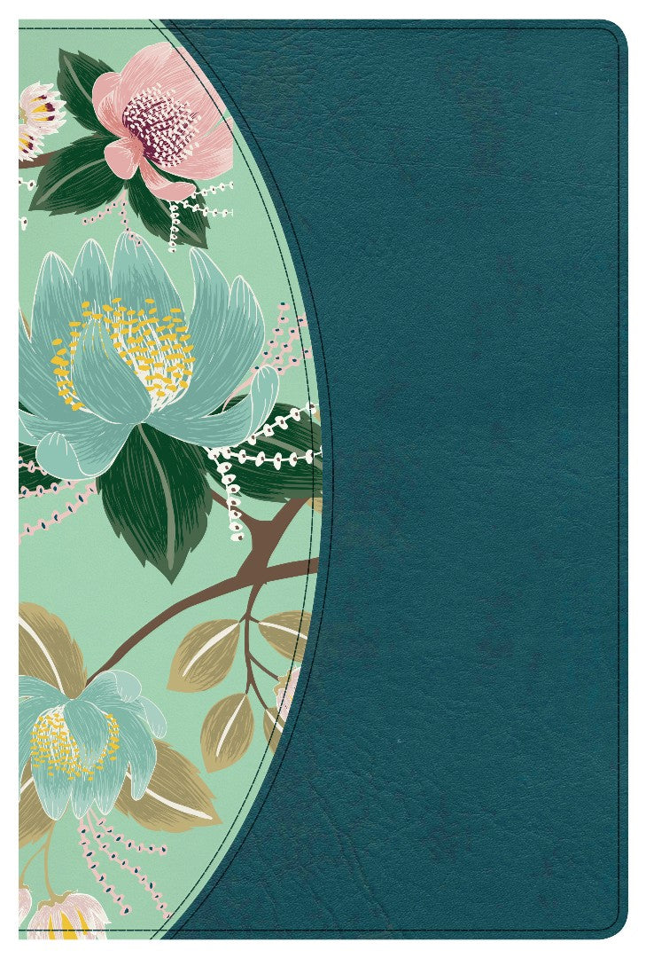 CSB Study Bible For Women, Teal/Sage LeatherTouch - Re-vived