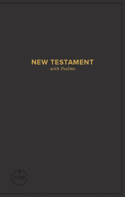 CSB Pocket New Testament with Psalms, Black Trade Paper - Re-vived