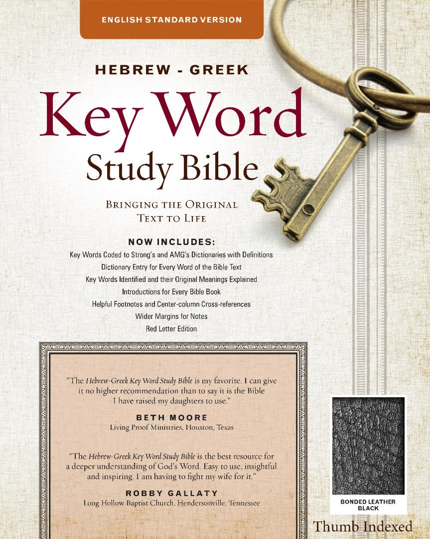The ESV Hebrew-Greek Key Word Study Bible - Re-vived