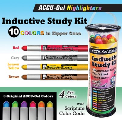 Inductive Bible Study Kit - 10piece w/ Case - Re-vived