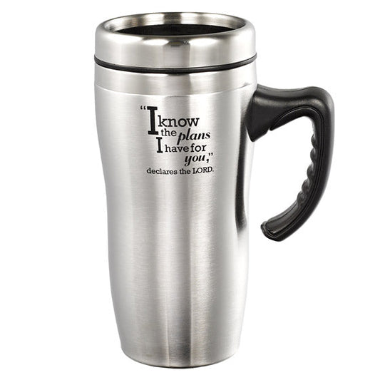 Jeremiah 29:11 Stainless Steel Mug with Handle - Re-vived