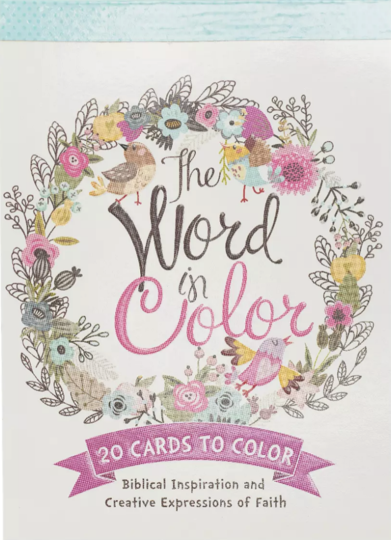 Coloring Card Book: The Word in Color