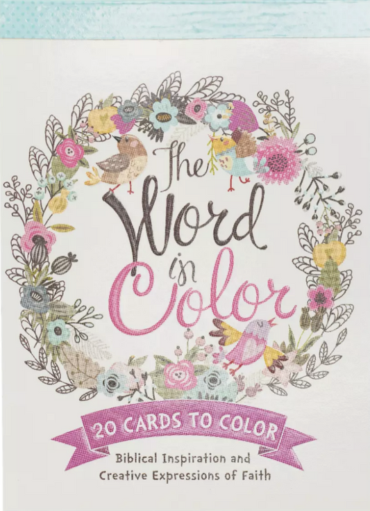 Coloring Card Book: The Word in Color