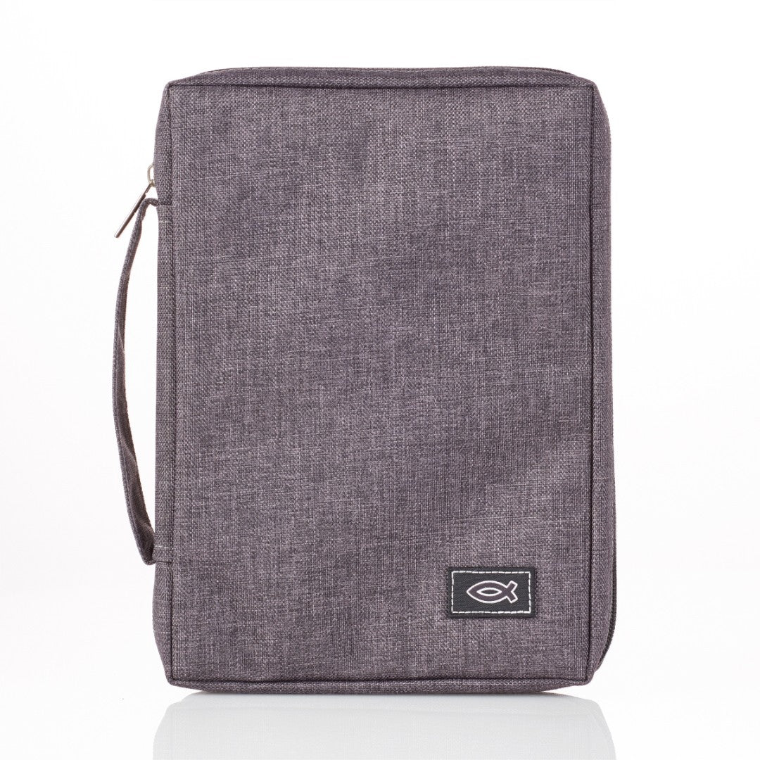 Grey Bible Case, Medium - Re-vived