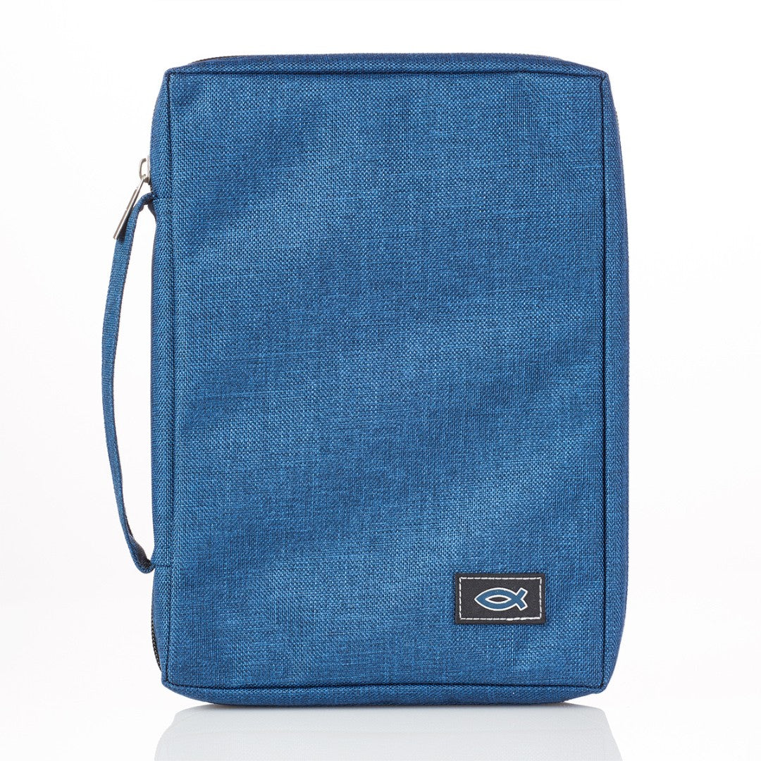 Navy Bible Case, Small - Re-vived