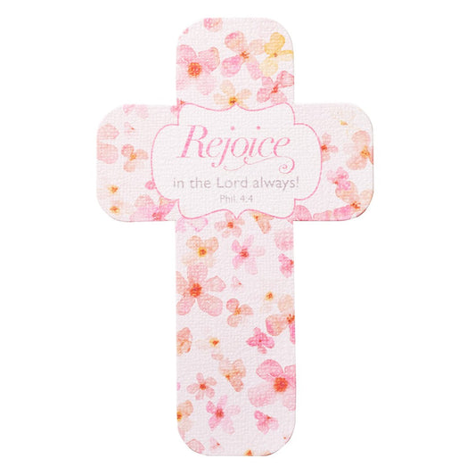 Rejoice Always Cross Bookmark - Re-vived