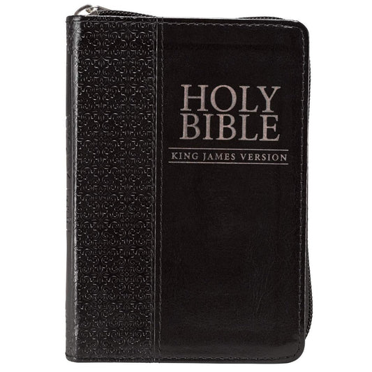 KJV Pocket BIble, Black with Zip - Re-vived