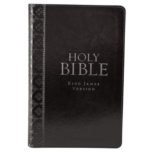 KJV Gift Bible, Black, Thumb Indexed - Re-vived