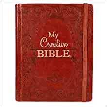 KJV My Creative Bible, Brown Faux Leather Hardcover - Re-vived