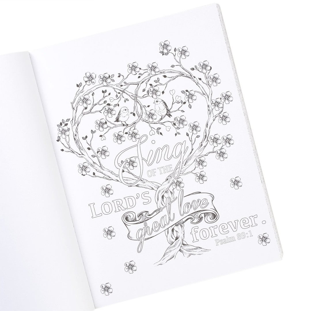 Psalms In Color: Colouring Book - Re-vived