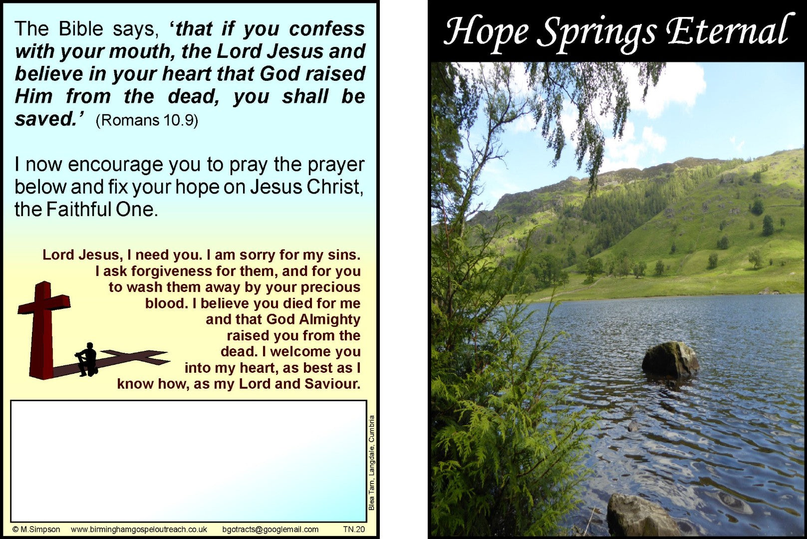 Tracts: Hope Springs Eternal - Re-vived