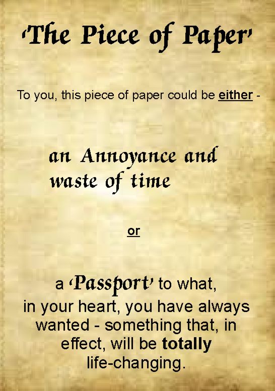 Tracts: The Piece of Paper 50-Pack - Re-vived