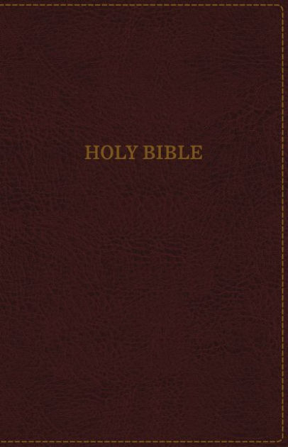KJV Thinline Bible, Burgundy, Indexed, Red Letter Edition - Re-vived