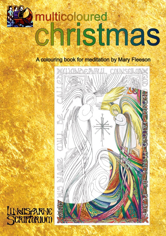 Multicoloured Christmas Colouring Book - Re-vived