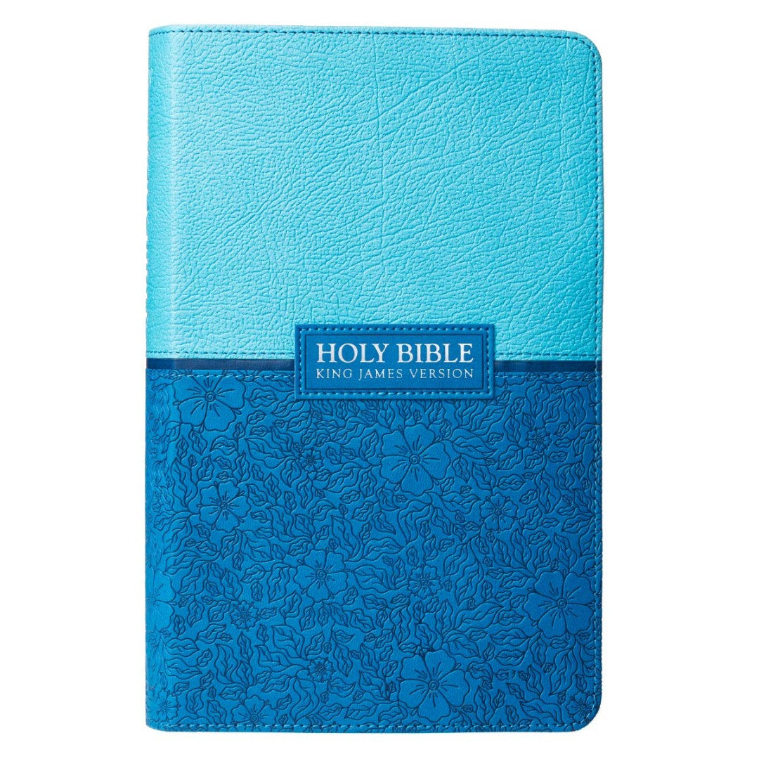 KJV Giant Print BIble, Blue - Re-vived