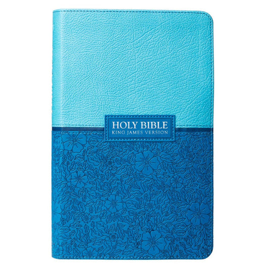 KJV Giant Print BIble, Blue - Re-vived