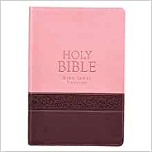 KJV Large Print Thinline Bible, Pink - Re-vived