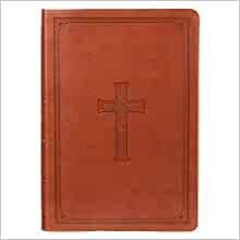 KJV Super Giant Print Bible, Tan - Re-vived