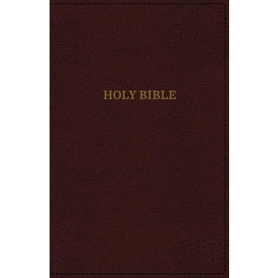 KJV Deluxe Reference Bible, Burgundy, Super Giant Print - Re-vived