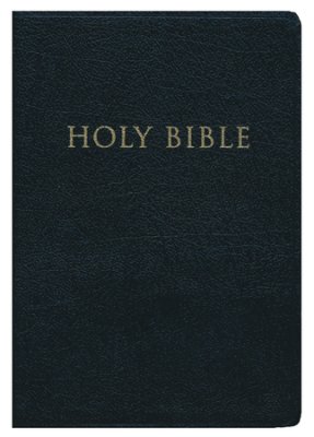 KJV Reference Bible, Black, Giant Print, Red Letter Ed. - Re-vived