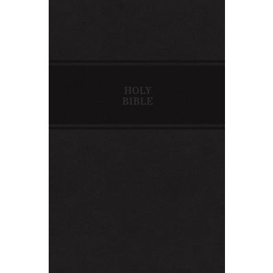 KJV Reference Bible, Black, Personal Size Giant Print - Re-vived