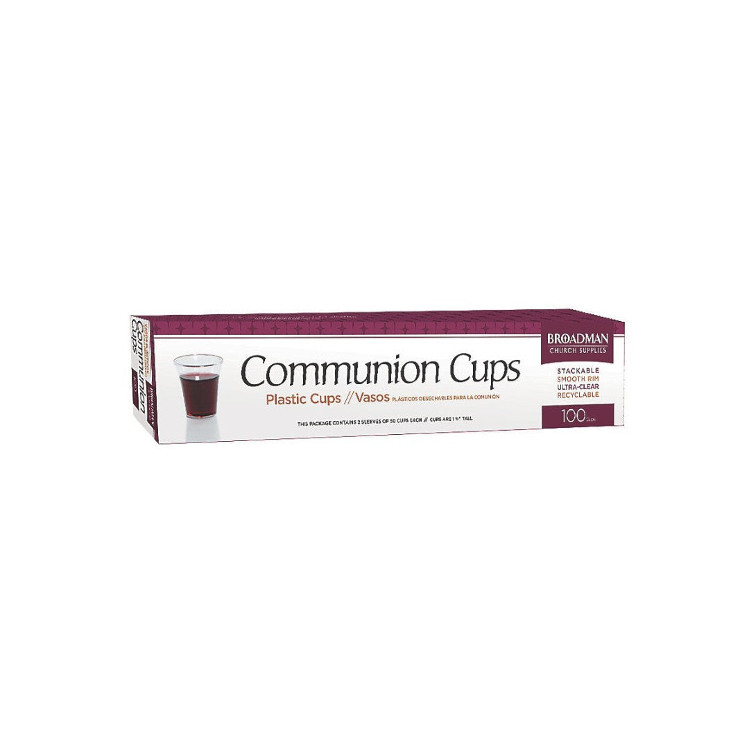 Plastic Communion Cups- Box of 100 - Re-vived