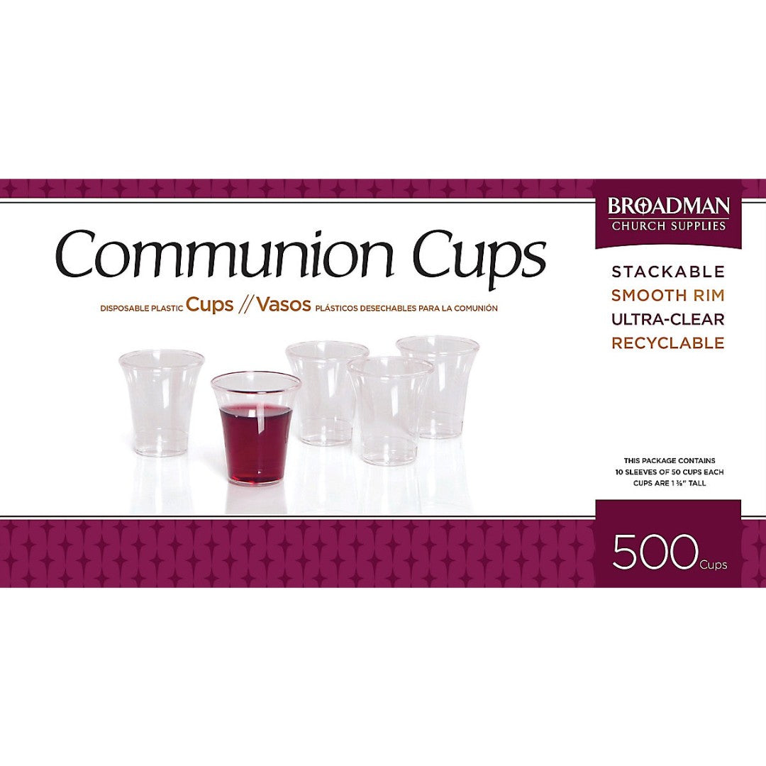 Plastic Communion Cups- Box of 500 - Re-vived