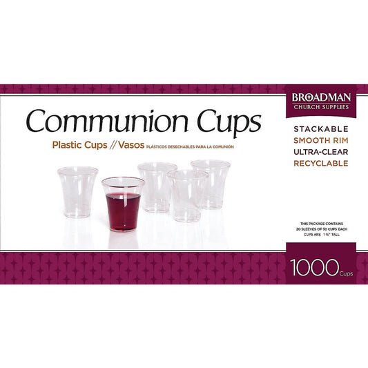 Plastic Communion Cups- Box of 1000 - Re-vived