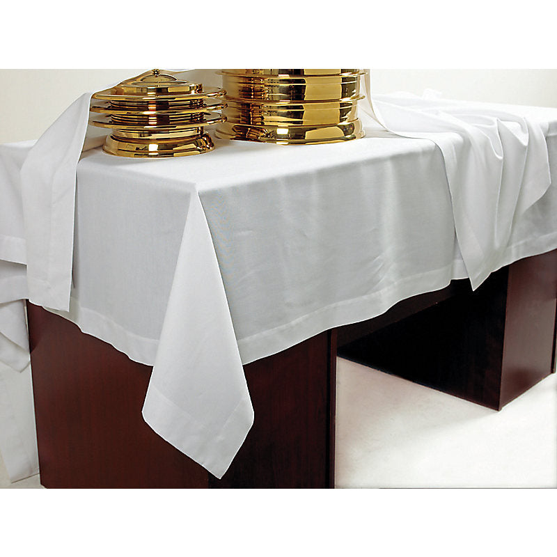 White Linen Communion Table Cover - Re-vived