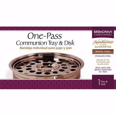 Bronze One-Pass Tray And Disc - Re-vived