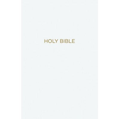 NKJV Gift And Award Bible, White, Red Letter - Re-vived