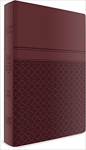 RVA 2015 Biblia Letra Grande Similar a Piel Guinda - Re-vived