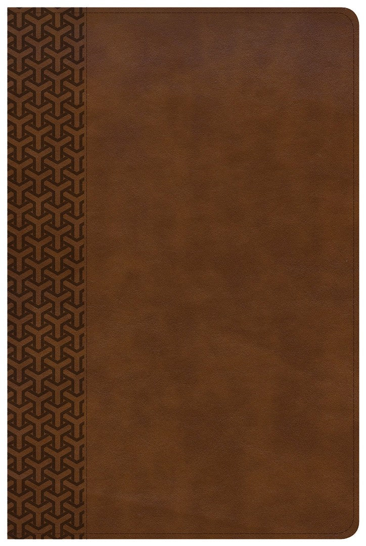 CSB Everyday Study Bible, British Tan LeatherTouch - Re-vived