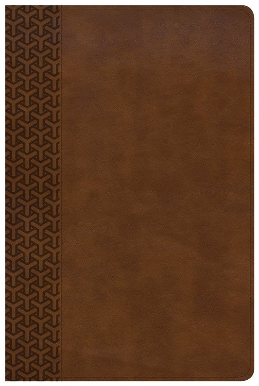CSB Everyday Study Bible, British Tan LeatherTouch - Re-vived
